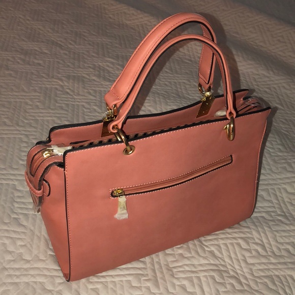 Isabelle Handbag Coral beautiful Satchel|crossbody - Picture 3 of 7
